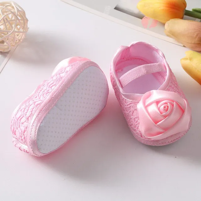 Girls' slip-on shoes with headband in the same colour