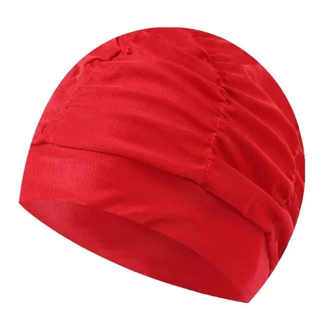 Nylon swimming cap waterproof cap to swimming pool Elastic equipment for swimmers