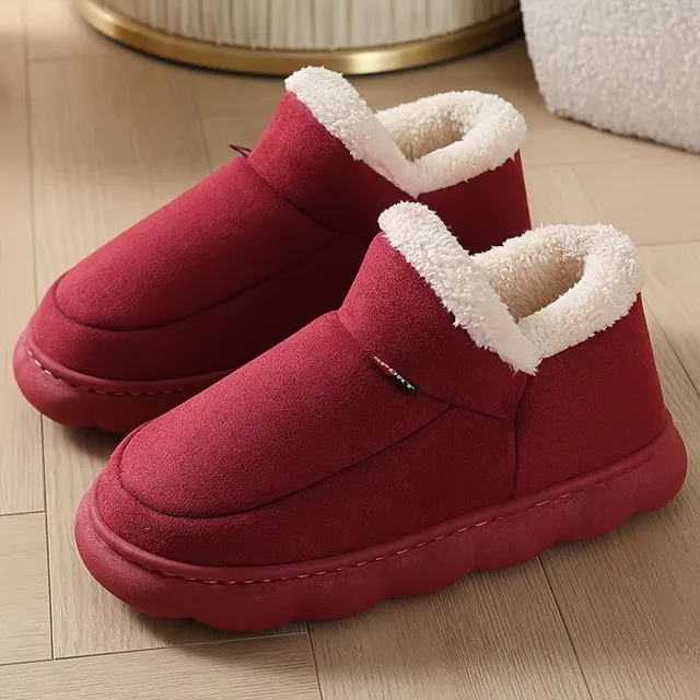 Men's Soft Teddy Pets Pets, Winter Cozy Boots, Against Slipping, Nazující