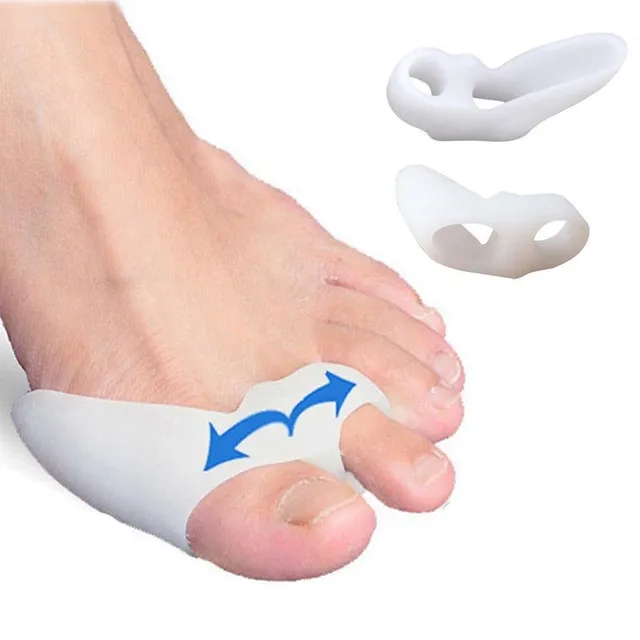 Toe Corrector Ortics Lábápolás Csontlábujj Javítás Puha Pedikűr Zokni Toe Kiegyenesítő Szilikonujj Szeparátor