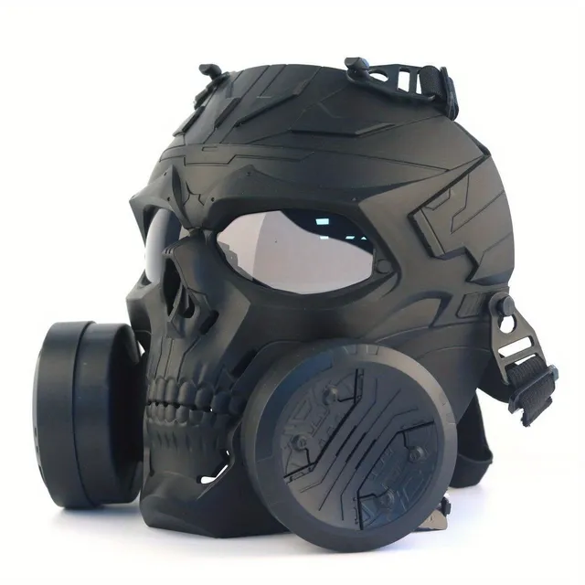 Mască tactică M10 - Protecție completă a feței pentru Airsoft, Paintball, Cosplay și Rechizite de Film