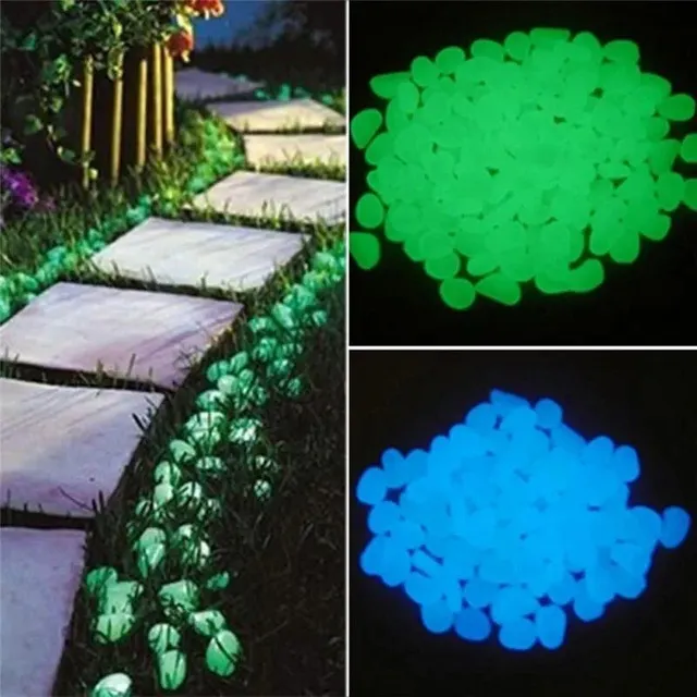 Svítivé kameny pro dekoraci domova, zahrady, bazénu, baru nebo akvária