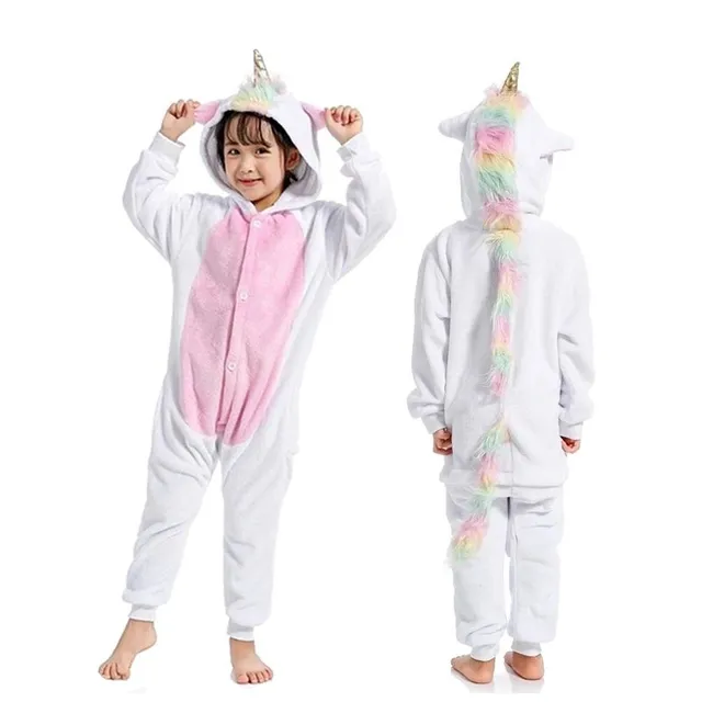 Costum unic de dormit pentru copii Unicorn