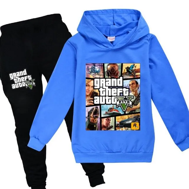 Children's training suits cool with GTA 5 prints