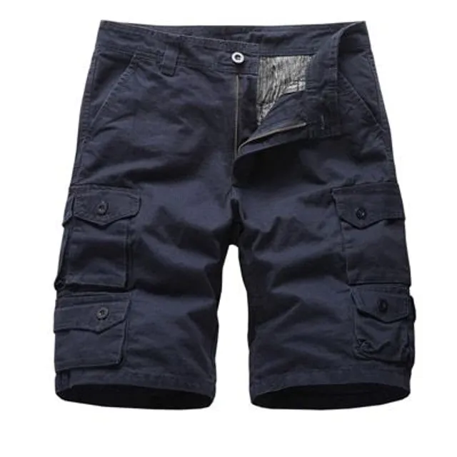 Men's sports cargo shorts - Comfortable cotton shorts for leisure and fitness