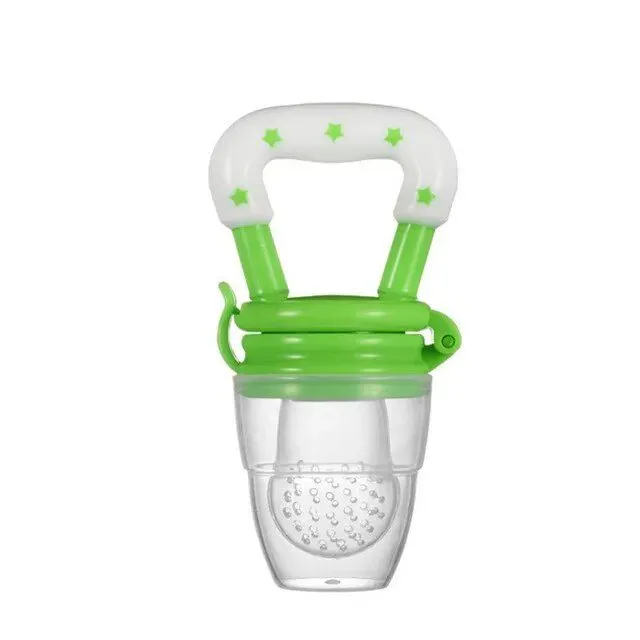 Silicone fruit and vegetable dispenser for children