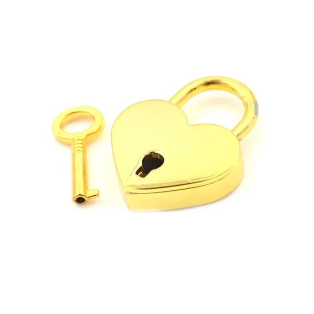 Small lock in heart shape for luggage, luggage and backpacks