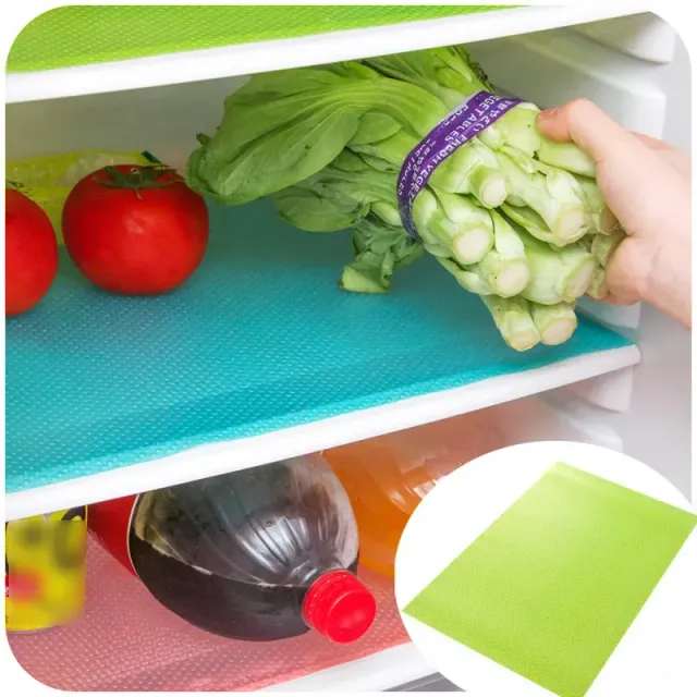 4pc/set Waterproof mat for fungal and odour refrigerator