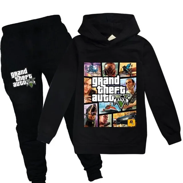 Children's training suits cool with GTA 5 prints