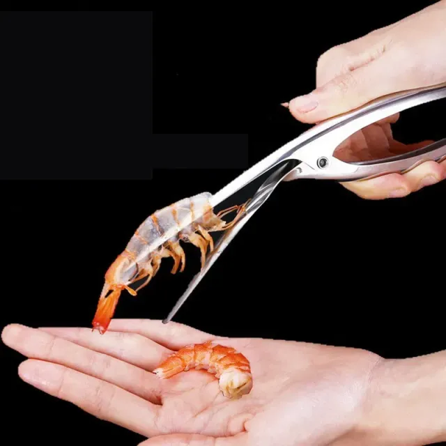 Nerezový peeler z krevety