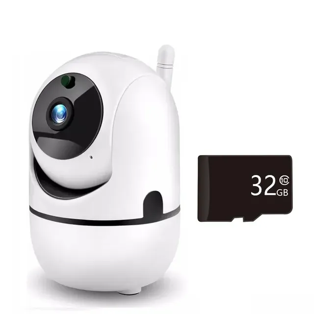 Camera de securitate inteligentă pentru casă IP YCC365 Plus 1080P HD cu urmărire automată și vedere pe timp de noapte