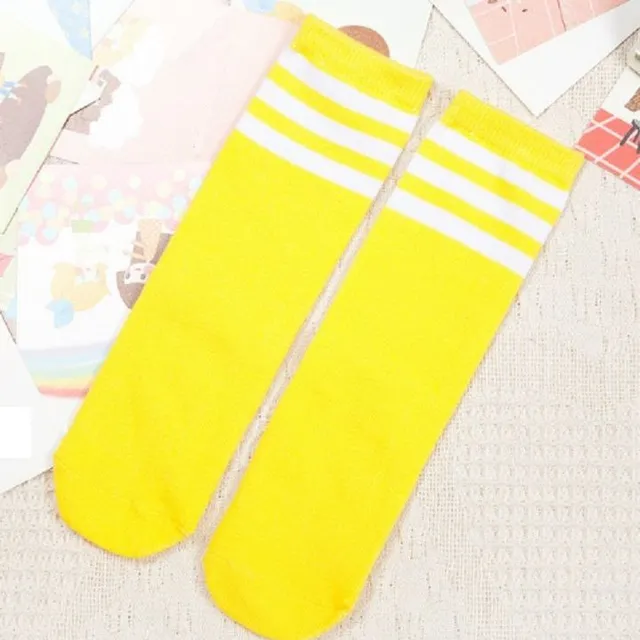 Baby color socks with stripes - 7 colors