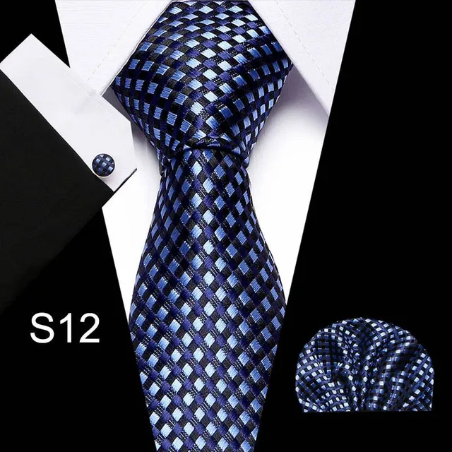 Luxury men's silk tie