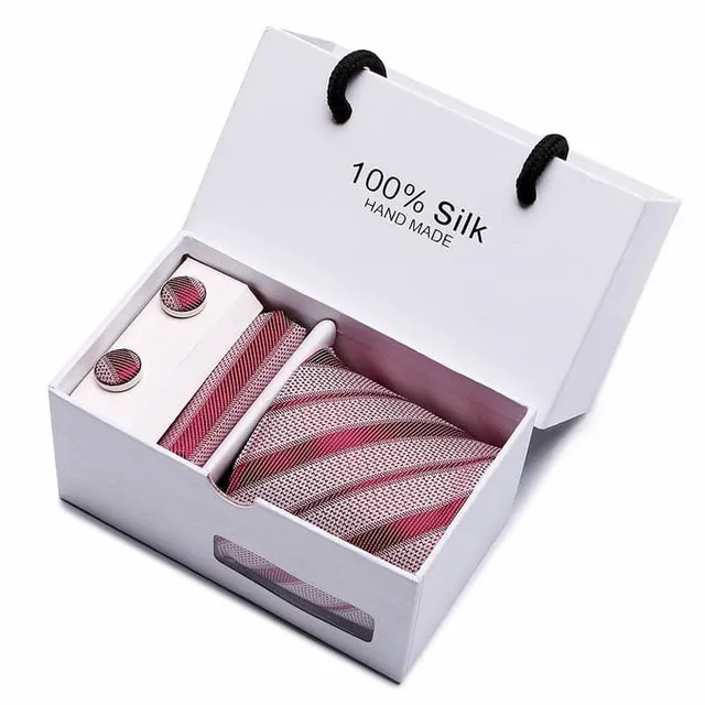 Luxury men's set Vangise | Tie, Handkerchief, Cufflinks sb16
