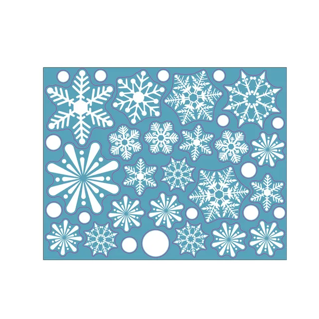 Christmas Window Stickers Snowflake - 36 Pieces