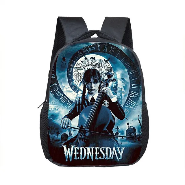 School Backpack Wednesday 12inchwednesday03gh 30cm24cm10cm