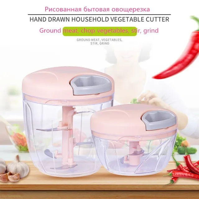 500/900 ml Hand-held mini food chopper