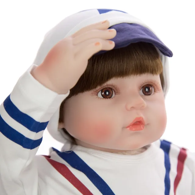 Realistic doll boy 60 cm