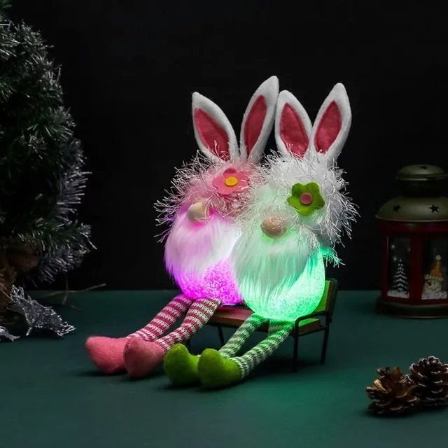 Gnom de decorare de Paște cu LED-uri