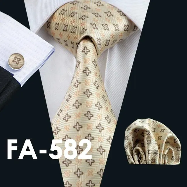 Stylish Men's Set © Tie, Kapeník, Cuff links