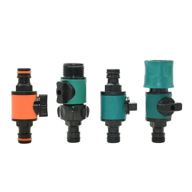 Hose connection with control valve H885