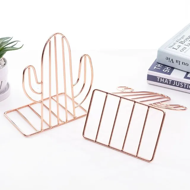 Table stand for books in the shape of a cactus