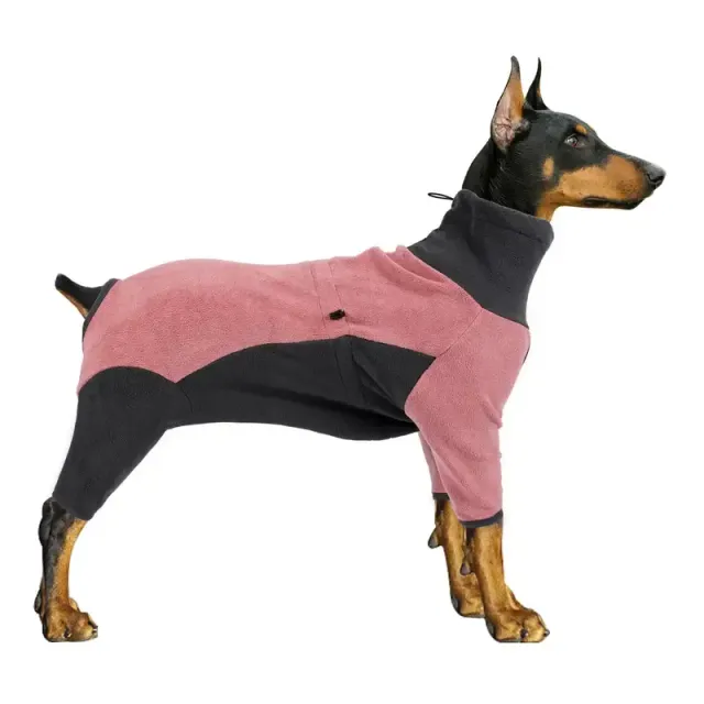 Mono de invierno para perros - aislamiento completo contra el frío, ropa ajustable para el hogar, paseos al aire libre