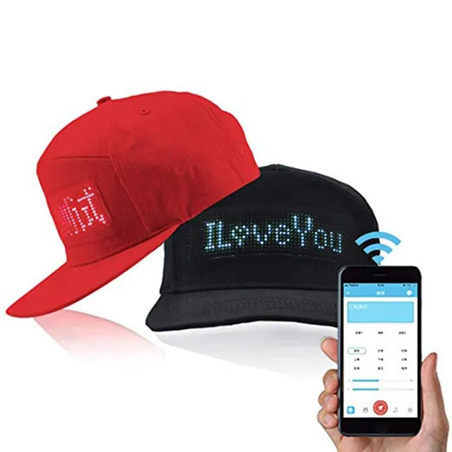 Funny ice cap/cap with the choice of inscription and phone app
