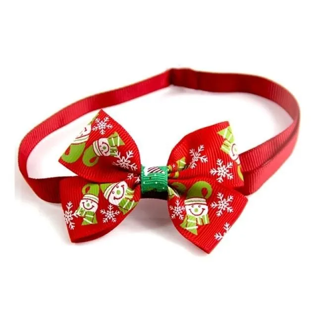 Christmas bow tie for dog