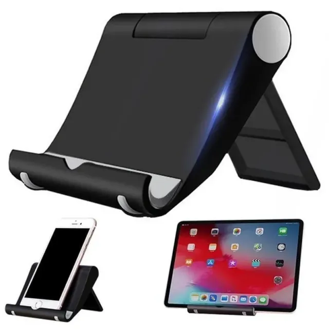 Skladací držiak na stôl pre mobilný telefón a tablet pre iPhone, iPad, Samsung a iné