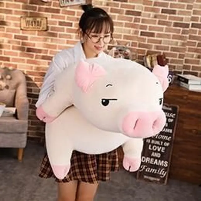 Big cuddly pig