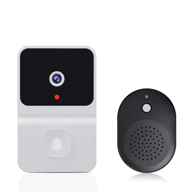 Wireless WiFi outdoor HD bell with camera, night vision, video and intercom for home