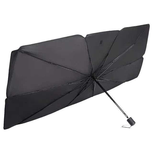 Skládací sluneční clona do auta ve tvaru deštníku