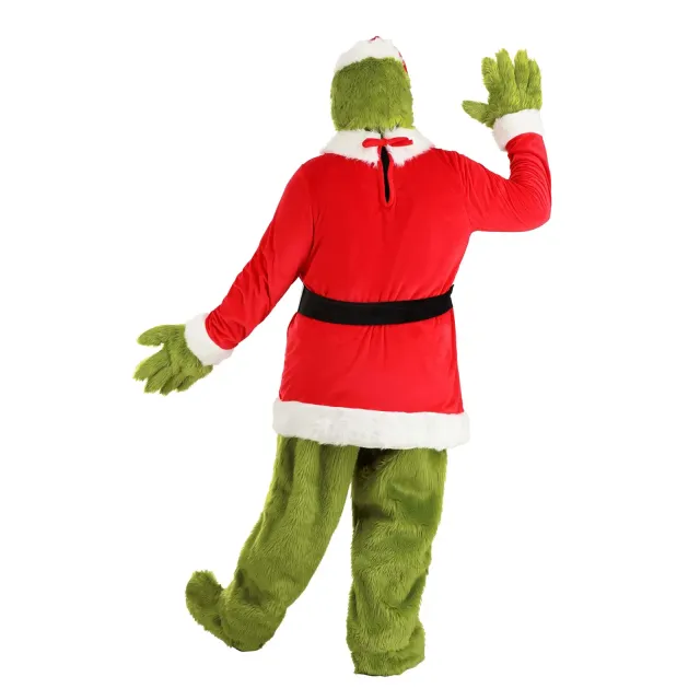 Costume de cosplay unisexe tendance au motif du Grinch