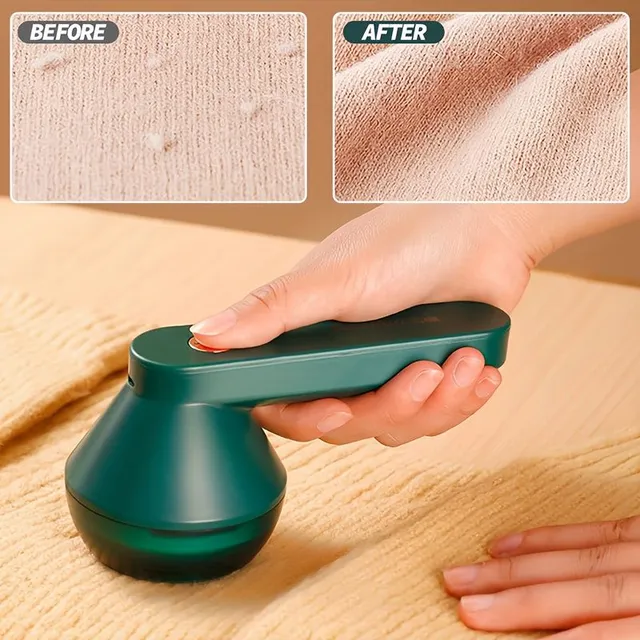 Practical wrinkle machine - rechargeable USB, for clothing, bedding and furniture