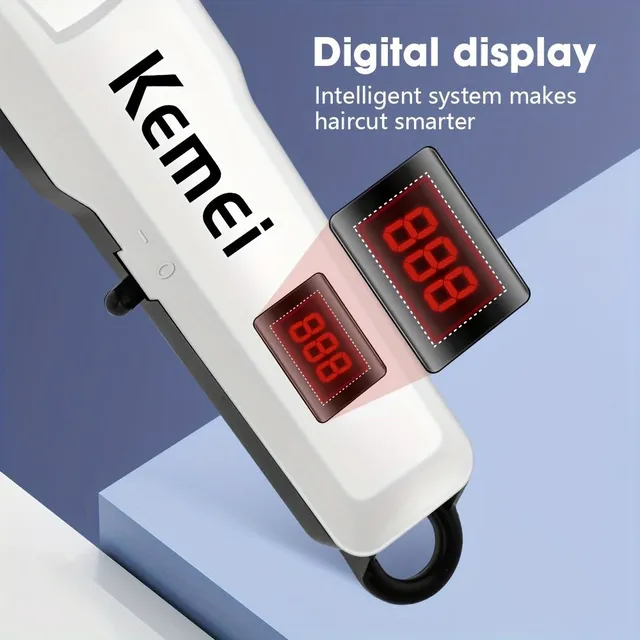 Kemei KM-809A Profesionální vlasový zastřihovač s USB dobíjením