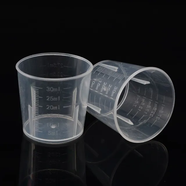 Plastic measuring cup 30 ml 10 k