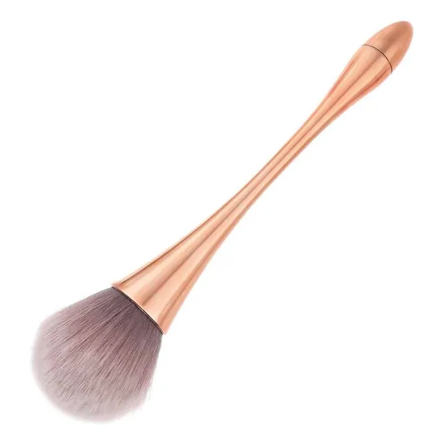 Colored makeup brushes