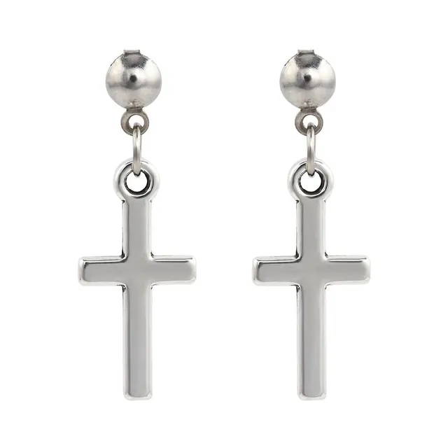 Men's earrings CROSS - 2 variants