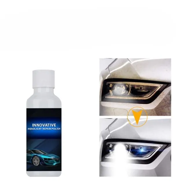 Polishing fluid for restoring frosted headlights