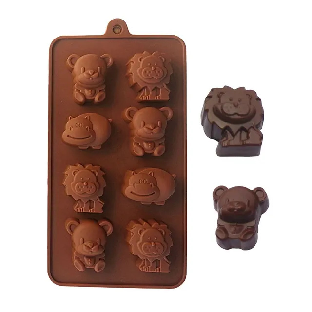 Forma na čokoládu so zvieratkami