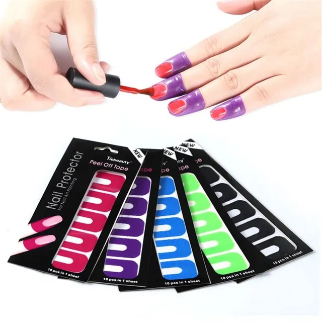 Protective tape for nail painting