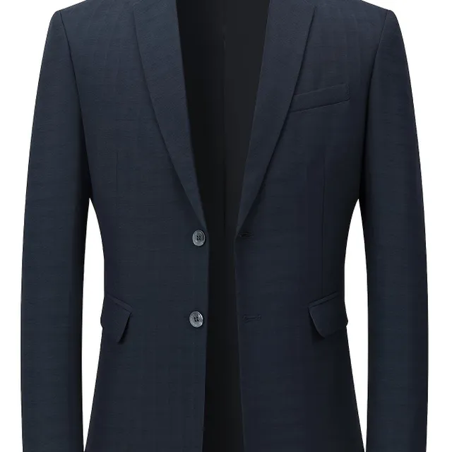 Men's social jacket with pockets, 2 buttons, formal events and celebrations