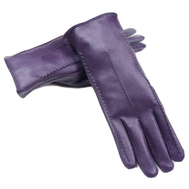 Zimné kožené rukavice