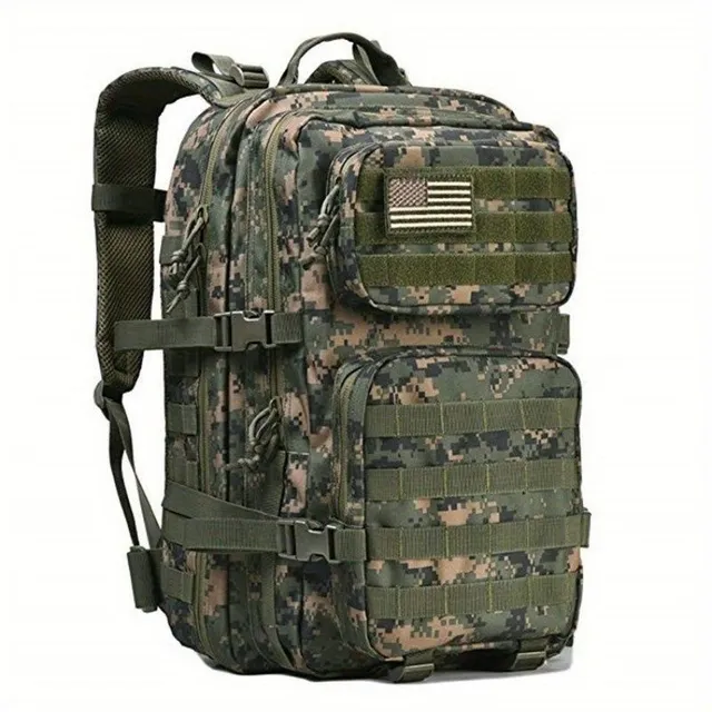 Sac à dos militaire tactique 5L Molle Army Assault Pack - Sac à dos de 3 jours pour Bug Out, randonnée, trekking