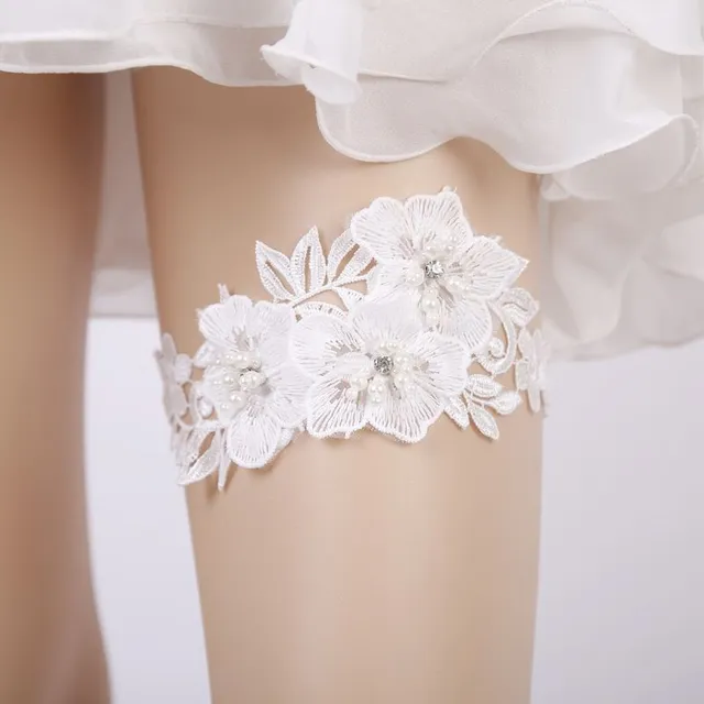 Wedding lace garter