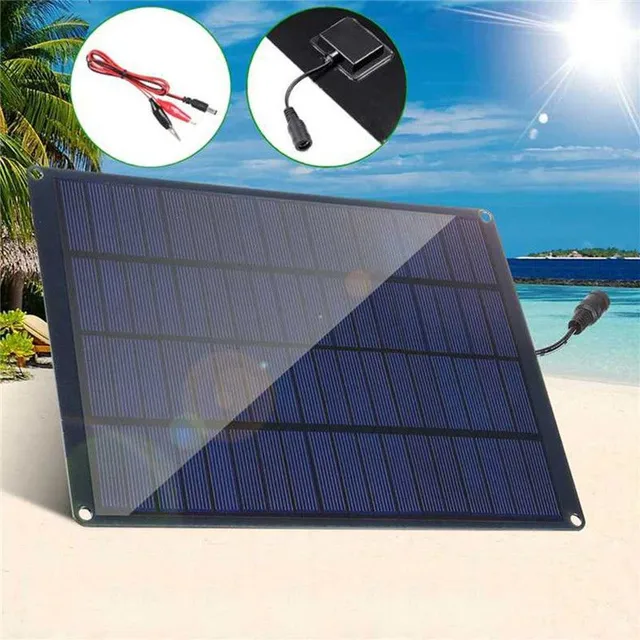 Panou solar 12V/18V cu clemă și panouri solare de 20A