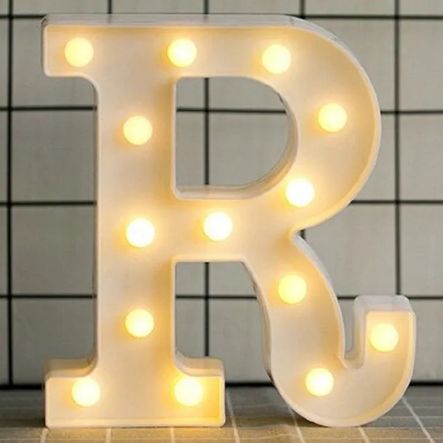 Decorative illuminating letters