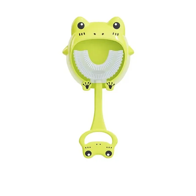 Silicone massage toothbrush for children