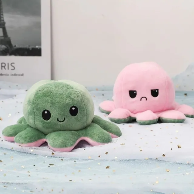 Reversible octopus plushie